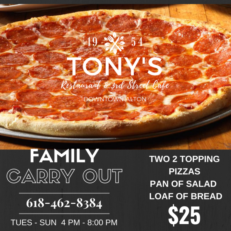 Order Online - Tony's Restaurant in Alton, IL